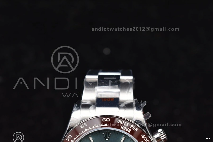 SH4131 Daytona Blue Stick YG QF Braclet Best 1:1 on V5 126506 Marker Dial Ice SS Edition 0218